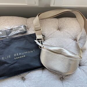 Ellie Beaumont London Metallic Crossbody Bag